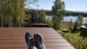 Chill time at Bruce Lake